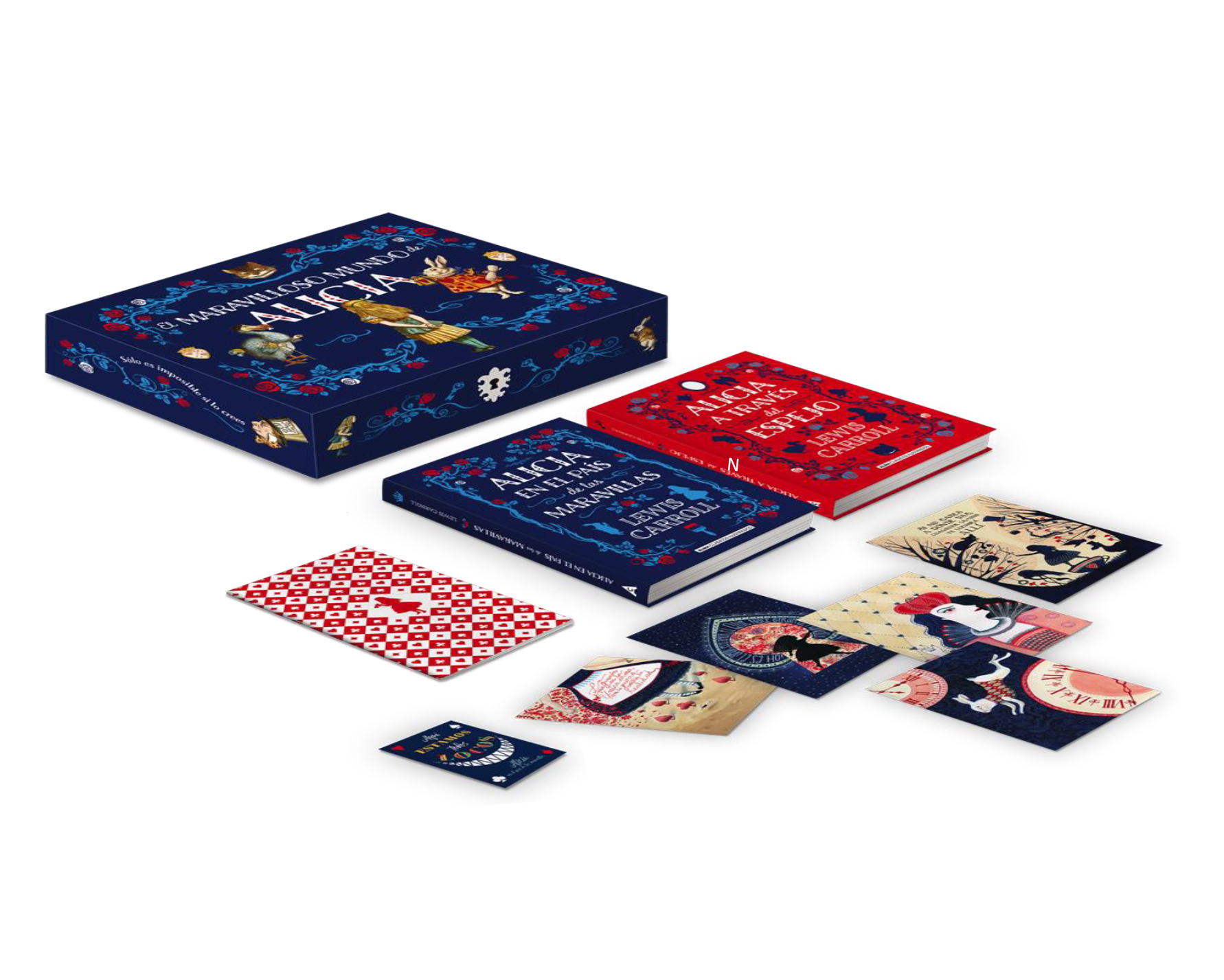 Caja Clasicos ilustrados Alicia en el pais de las maravillas